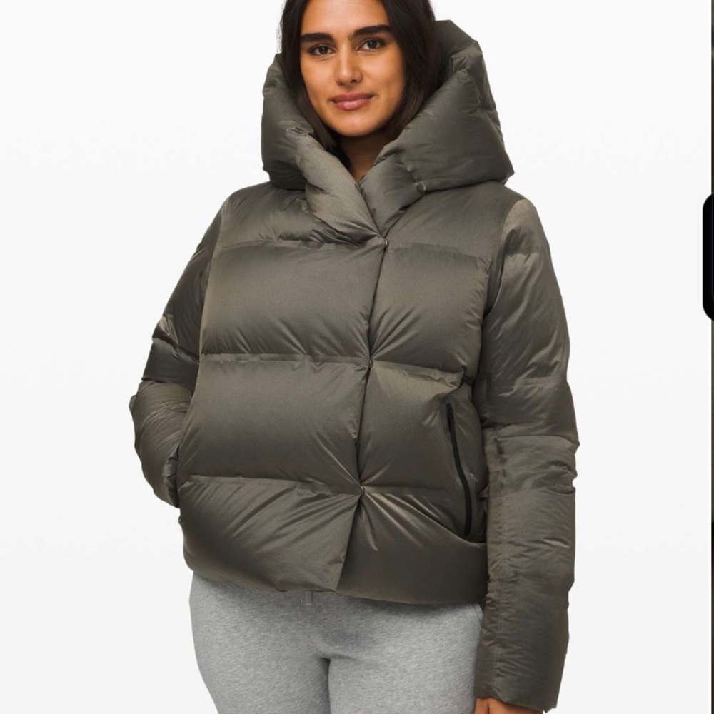 Stylish Gray Puffer Jacket